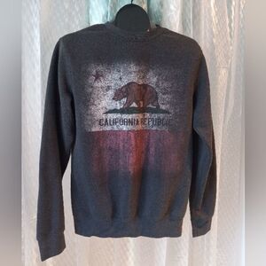 Ring Of Fire Sweatshirt California Republic Mens Sz M Crewneck